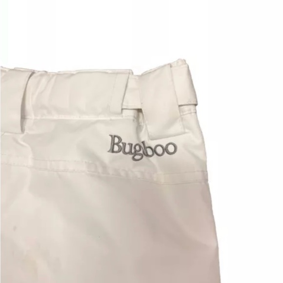 COLUMBIA BUGABOO OMNI-HEAT Insulated Snow Ski Snowboard Pants White/Grey Med - Picture 7 of 9